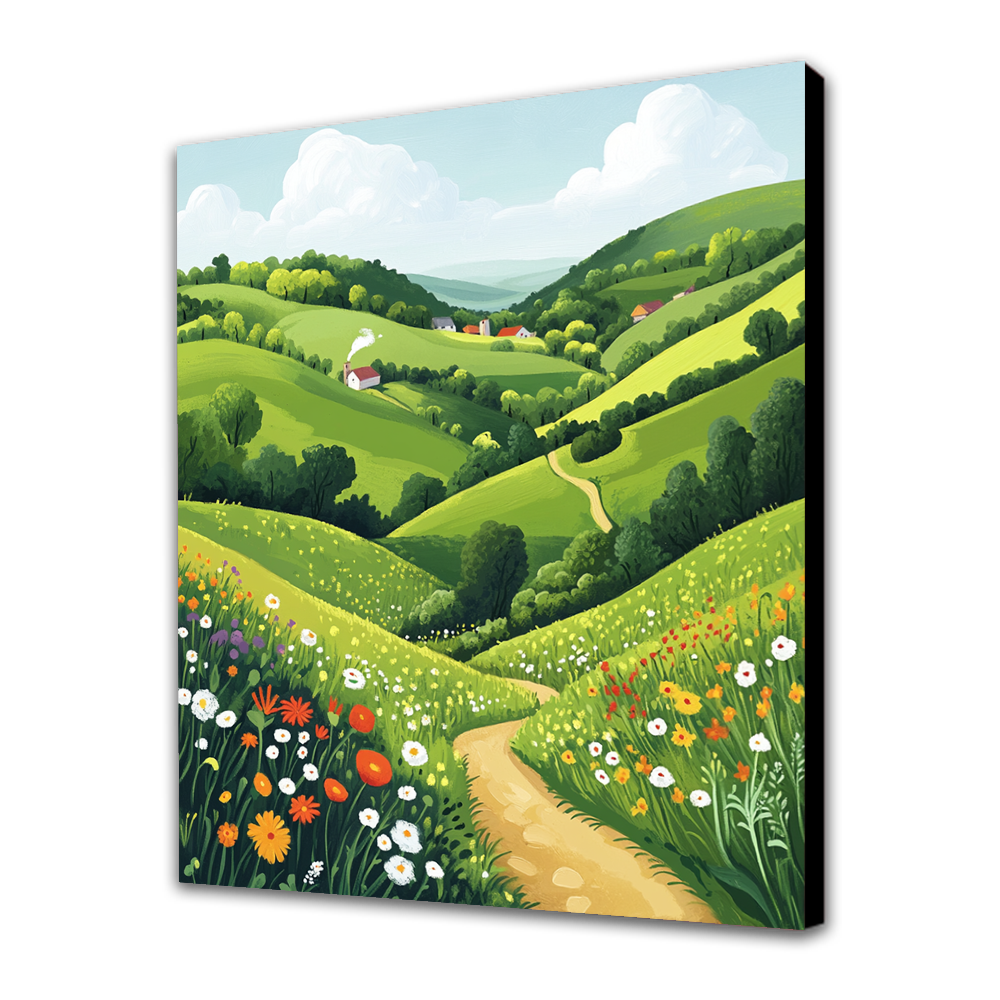 Path Through Wildflower Hills