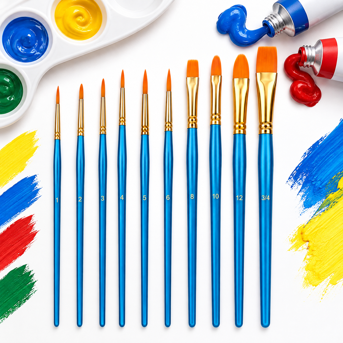 Professional Brushes - 10 pcs