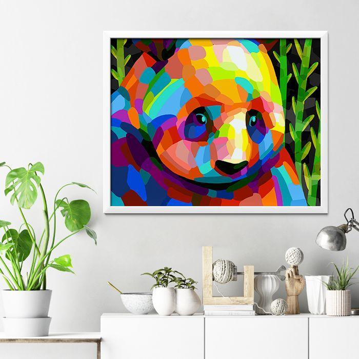 Colourful Panda