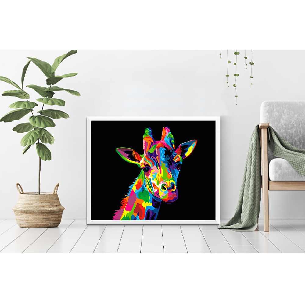 Multicolored Giraffe