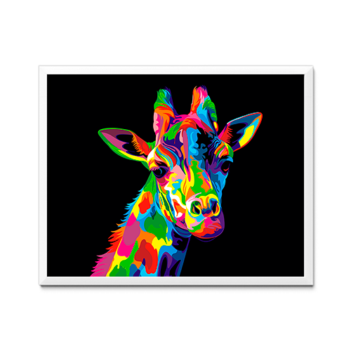 Multicolored Giraffe