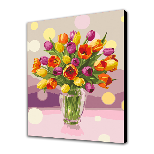 Tulips In A Vase