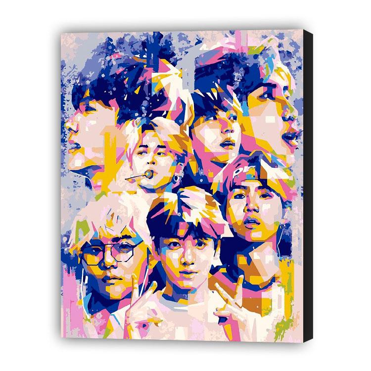 BTS Band colorful