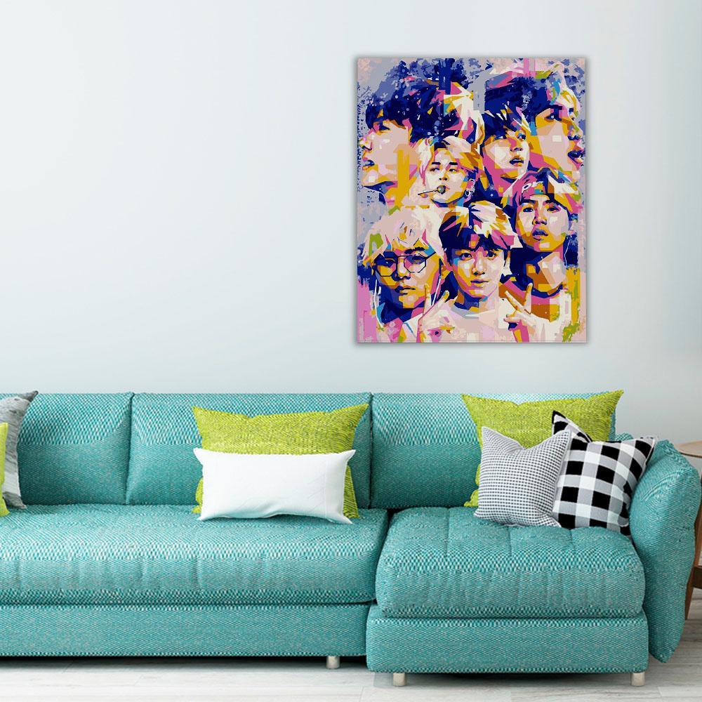 BTS Band colorful
