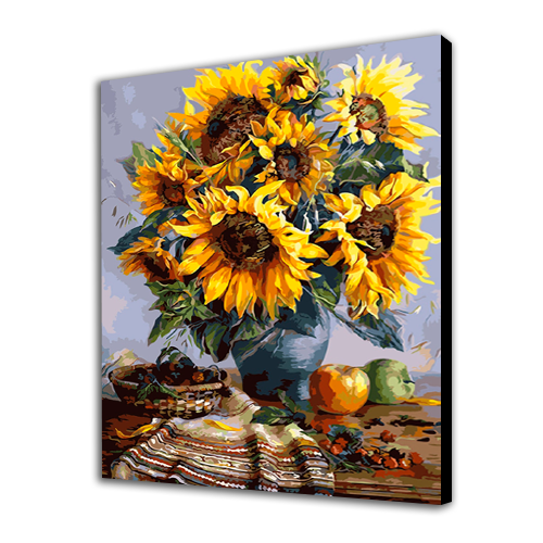 Sunflowers on the Table By Van Gogh