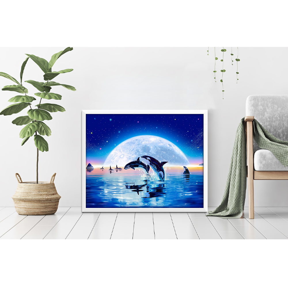 Night Sky and Killer Whales