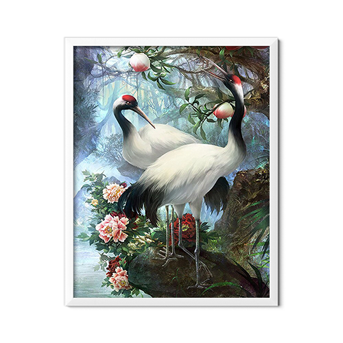 Red Crowned Cranes