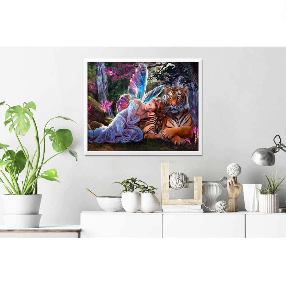 Fairy with Tiger