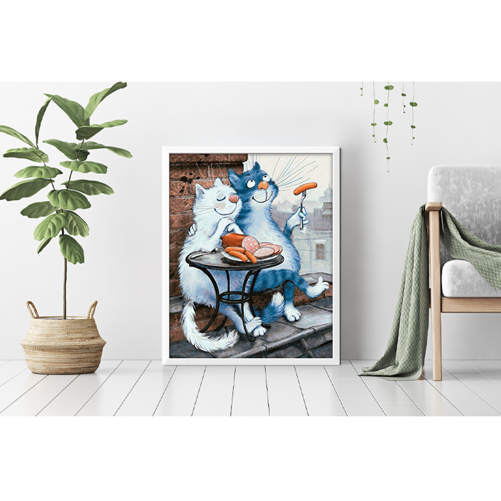 Cats Enjoying
