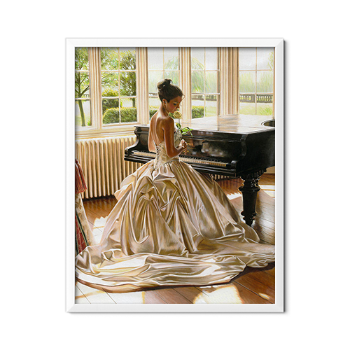 Woman and Piano
