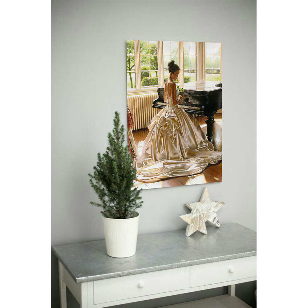 Woman and Piano