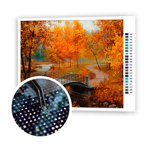 Autumn Scenic Bridge