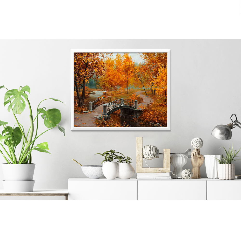 Autumn Scenic Bridge