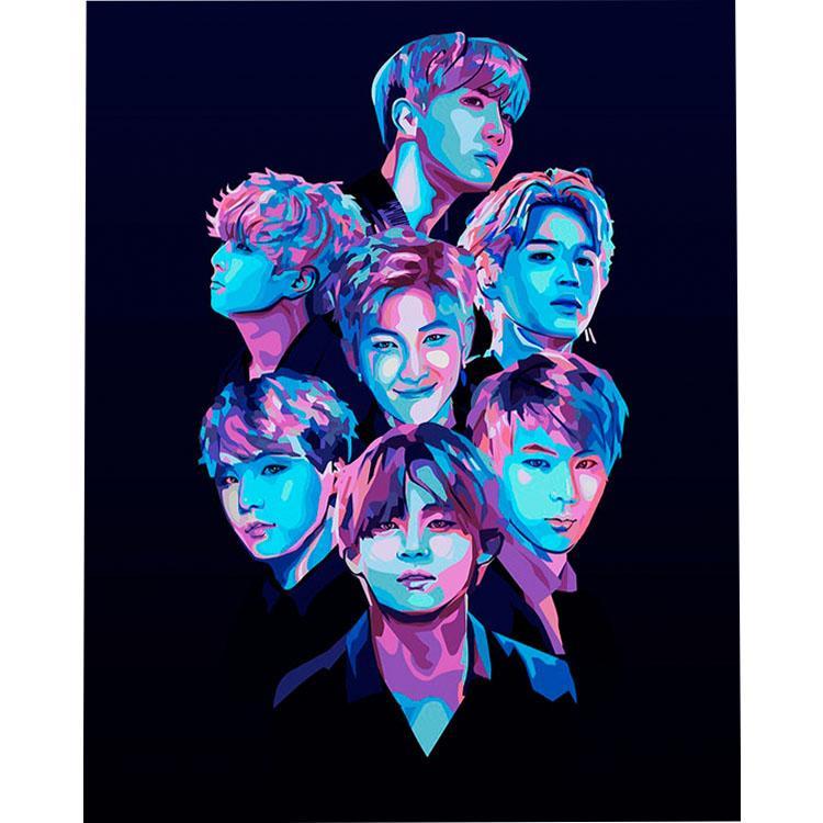 BTS band in black