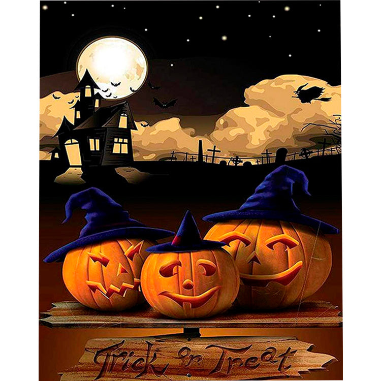 Pumpkins at Night