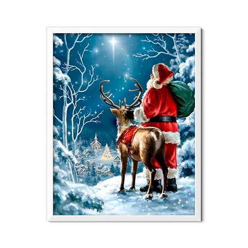 Santa with Dear
