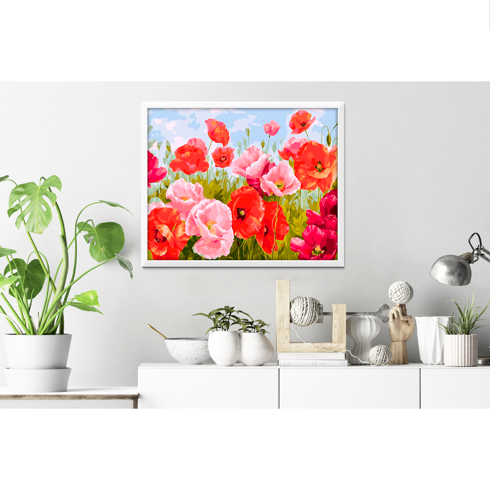 Red and Pink Flowers