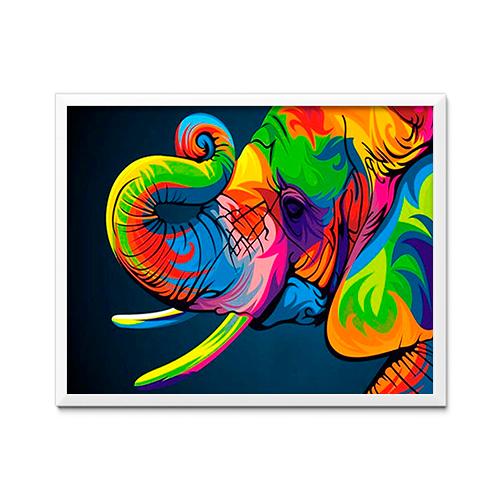 Multicolored Elephant