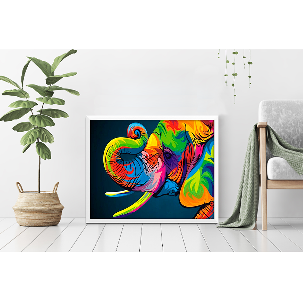 Multicolored Elephant