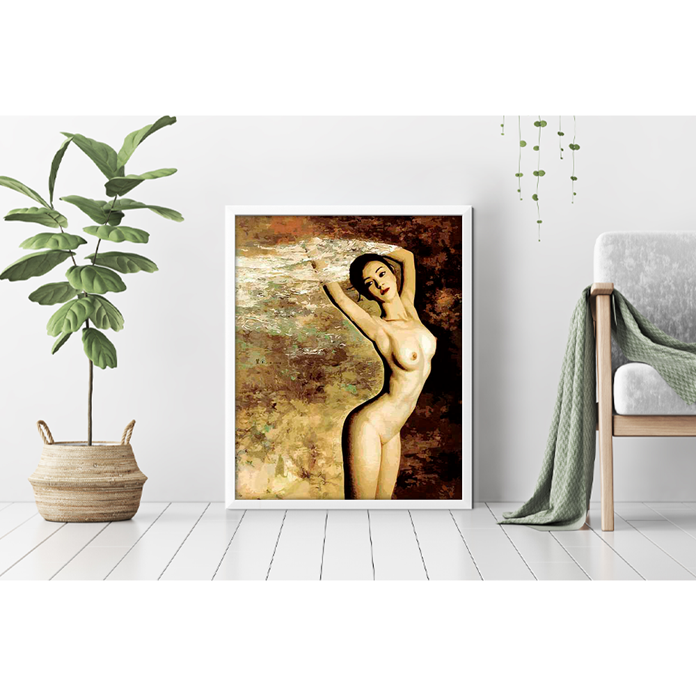 Nude Asian in the Wind