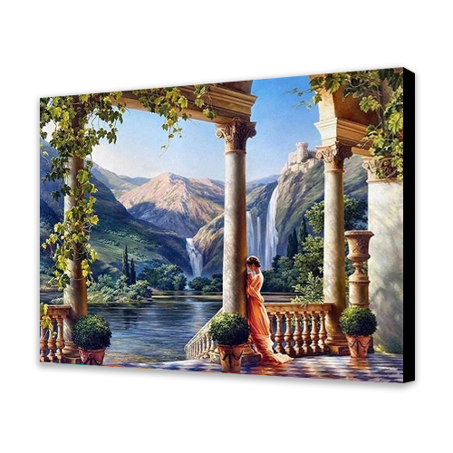 Antique Palace - Paint by Numbers Kit | Just Paint by Numbers Store