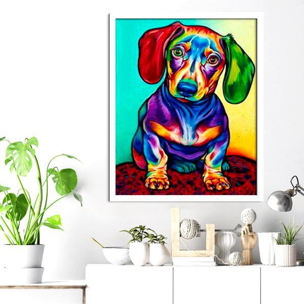 Colored Dachshund