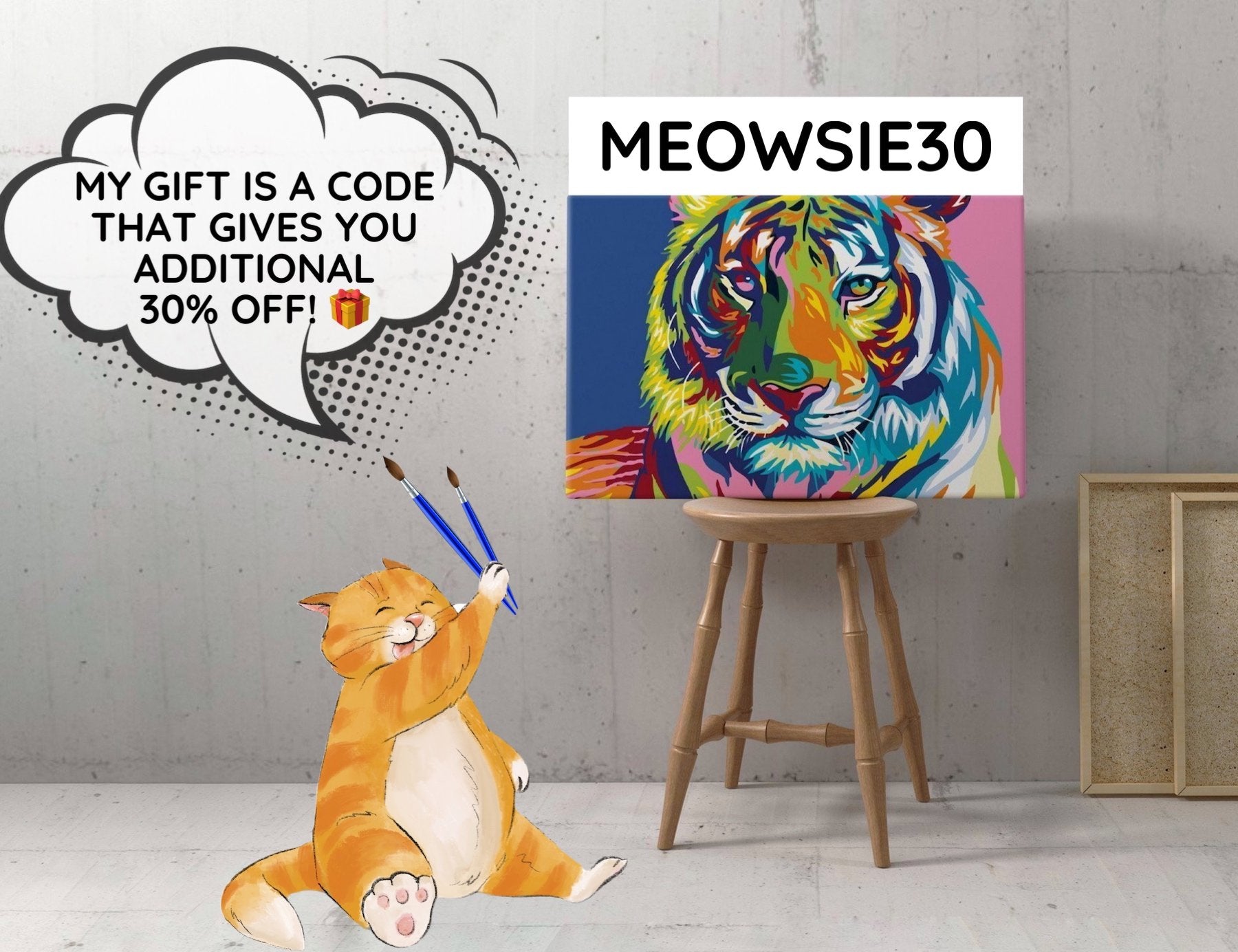 Colorful Tiger
