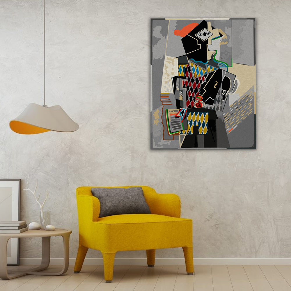 Pablo Picasso "Harlequin With Violin"