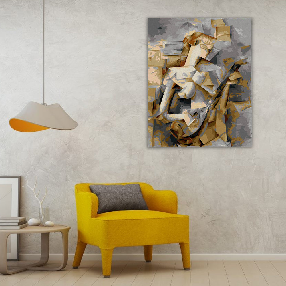 Pablo Picasso "Girl with Mandolin"