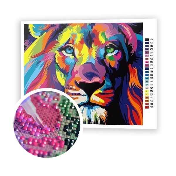 Colorful Lion