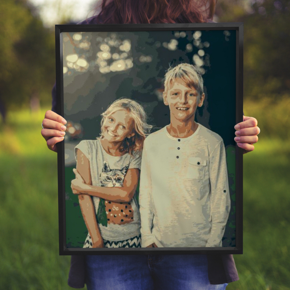Your Kids in Paint by Numbers