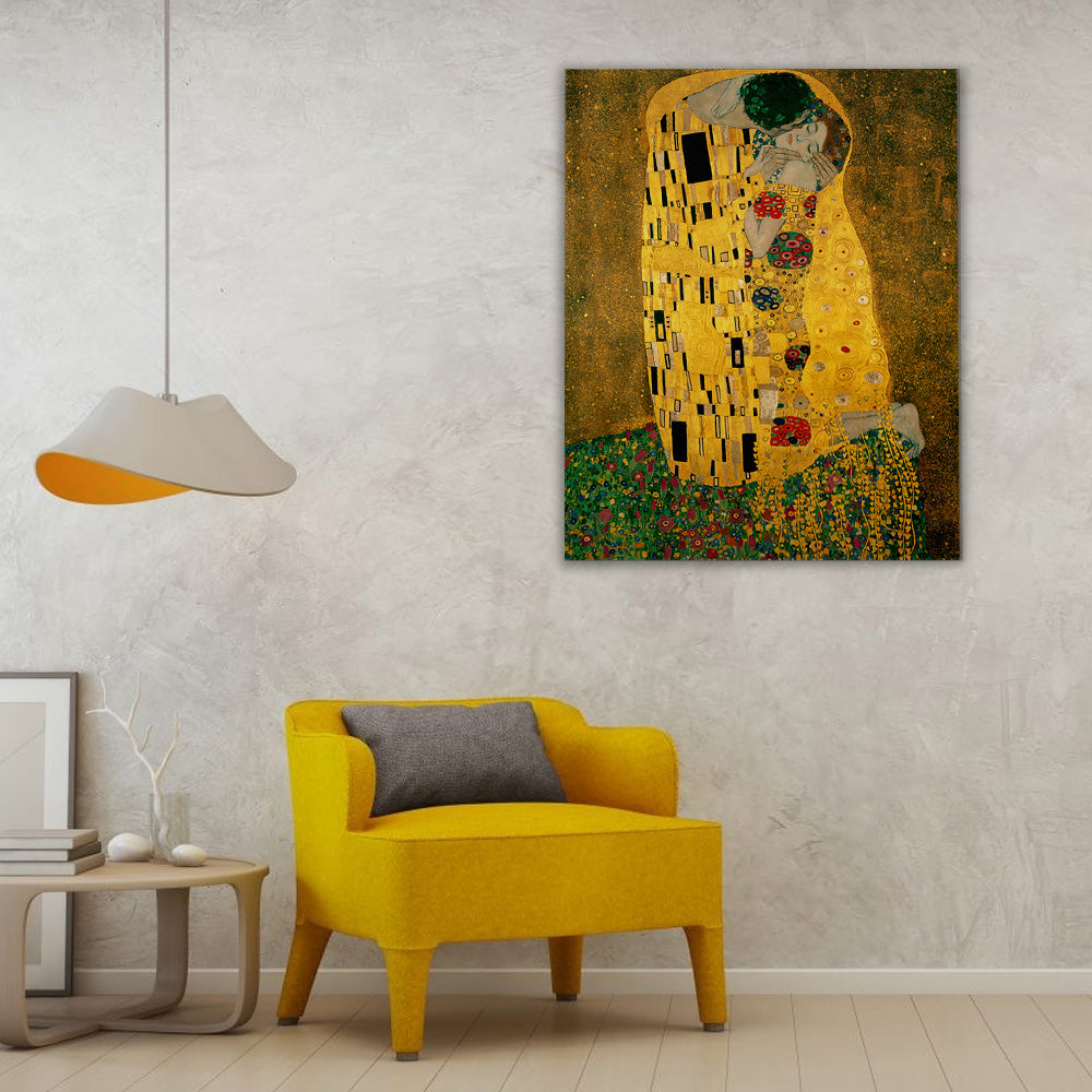 The Kiss by Gustav Klimt