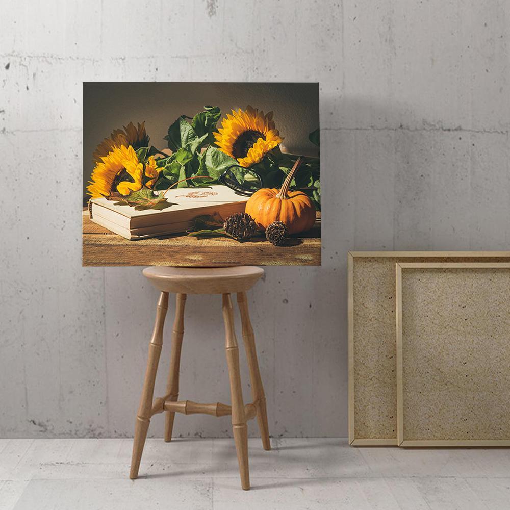 Halloween Sunflowers