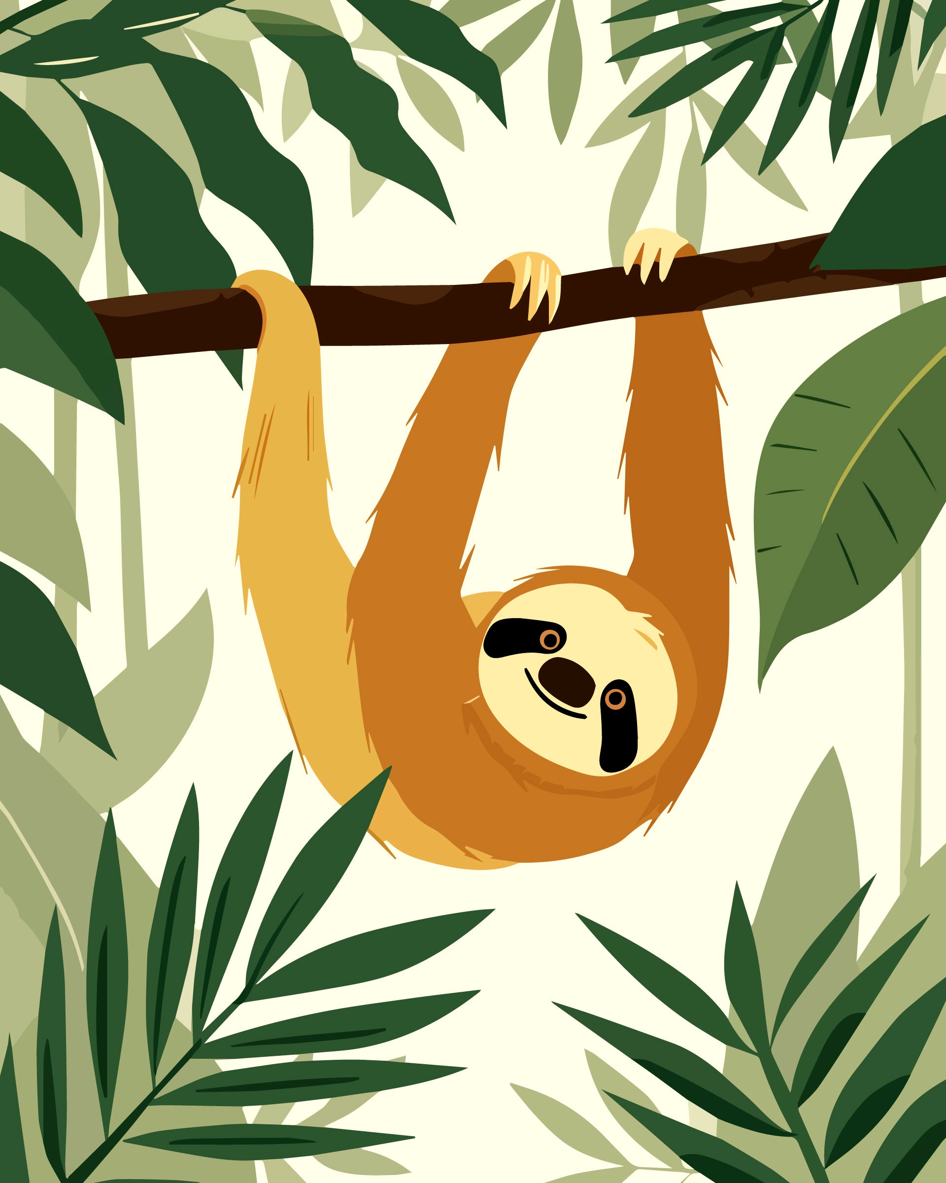 A Sloth in the Jungle