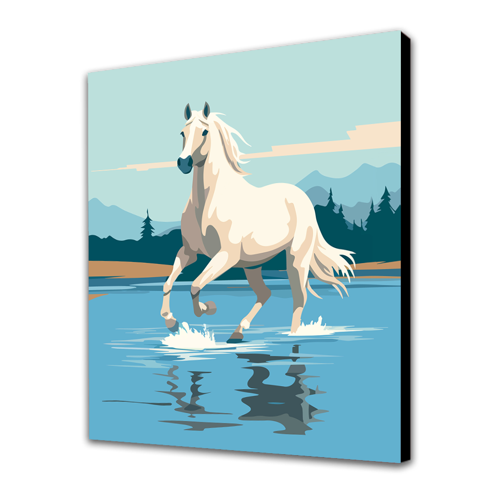 White Horse in the River