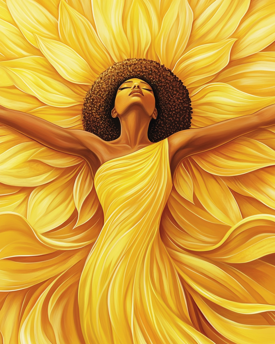 Sunflower Embrace