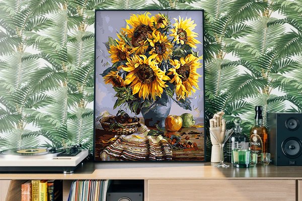 Sunflowers on the Table By Van Gogh