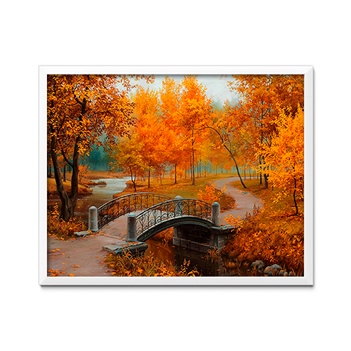 Autumn Scenic Bridge