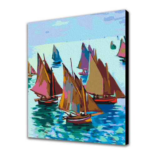 Claude Monet "Fishing Boats"